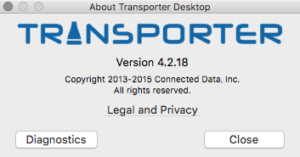 Transporter Library macOS High SierraでFinder消える対処法