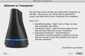 自家製クラウドストレージTransporter Desktop Softwareインストール手順